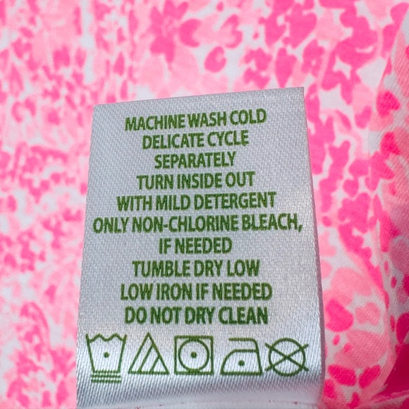 Lilly Pulitzer Ziva White Pink Shandy Invest A Gator Cotton Knit Top Shirt - Picture 11 of 14